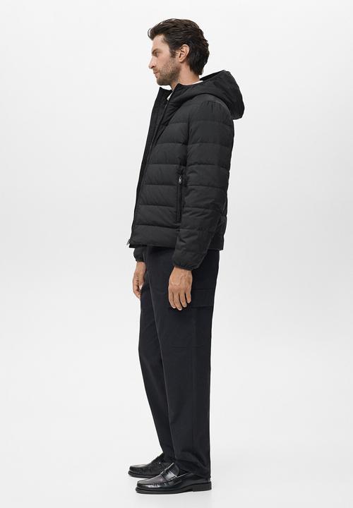 MANGO - Jacket mirlo - black