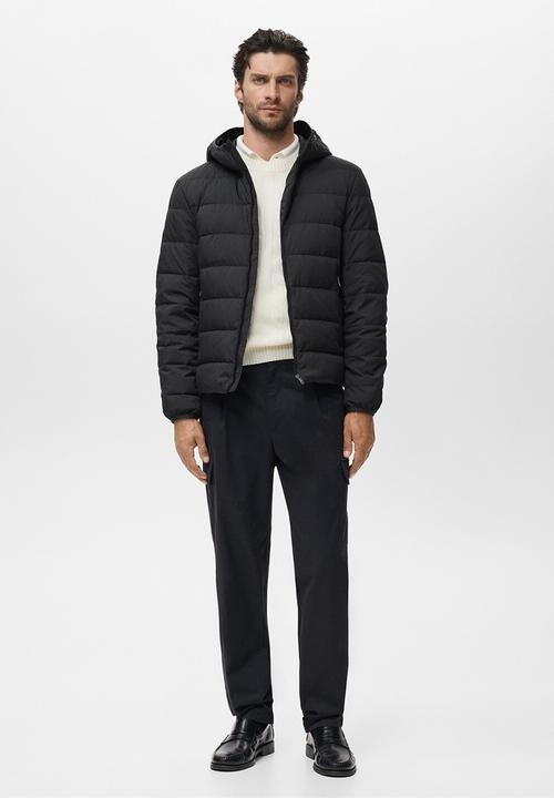 MANGO - Jacket mirlo - black