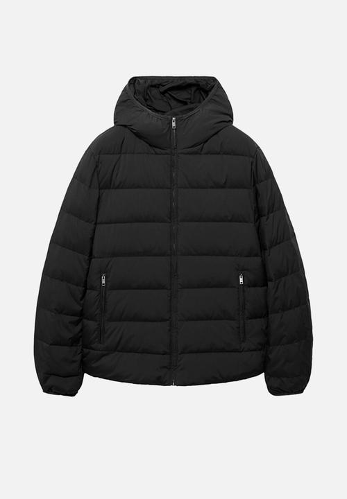MANGO - Jacket mirlo - black