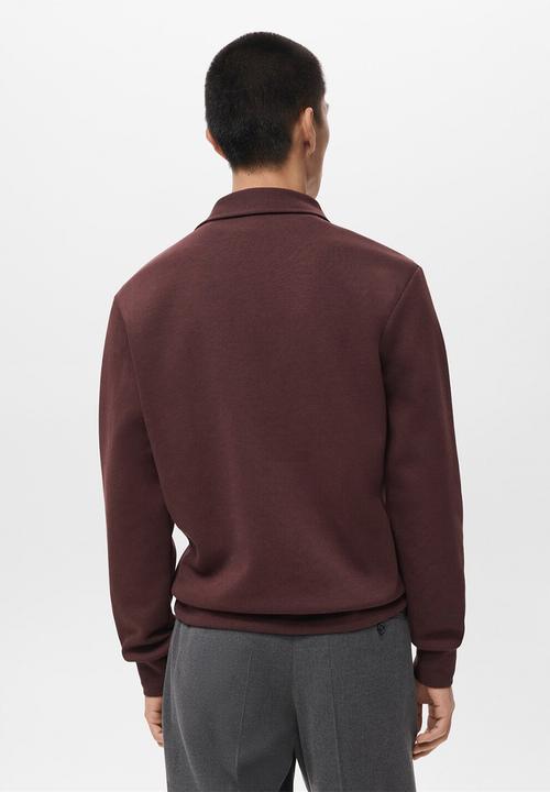MANGO - Sweatshirt Bolaz - Bordeaux