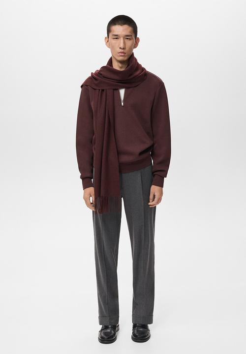 MANGO - Sweatshirt Bolaz - Bordeaux