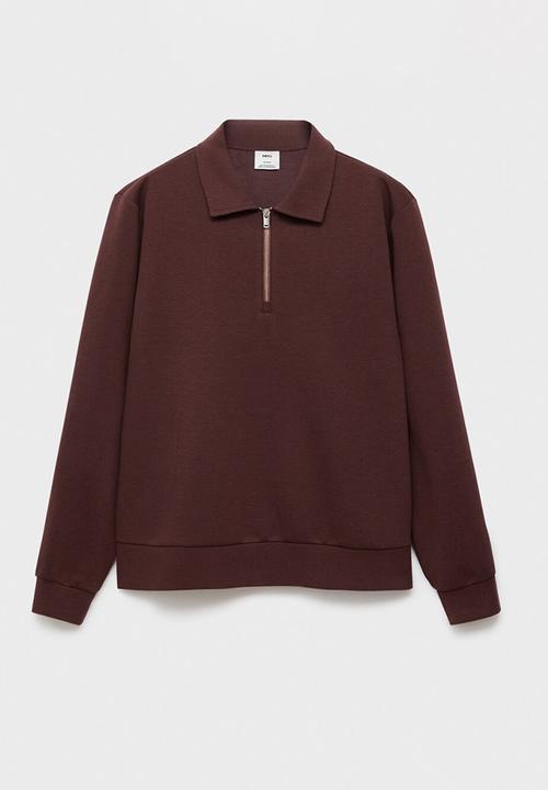 MANGO - Sweatshirt Bolaz - Bordeaux