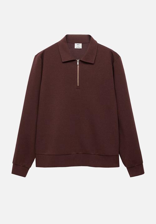 MANGO - Sweatshirt Bolaz - Bordeaux