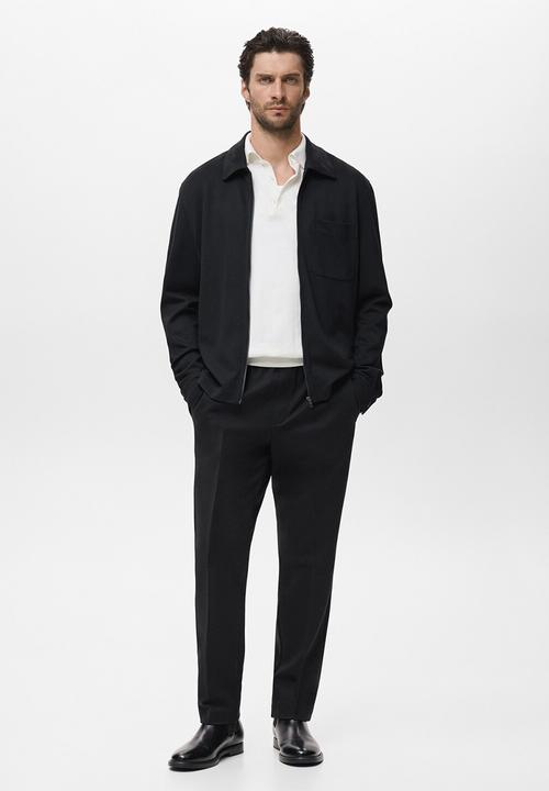 MANGO - Sweatshirt jon - black