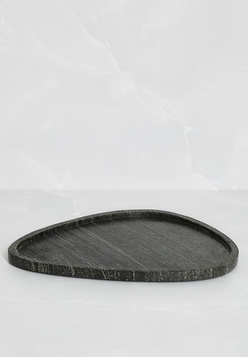 Sixth Floor - Marble Organic Tray - Black