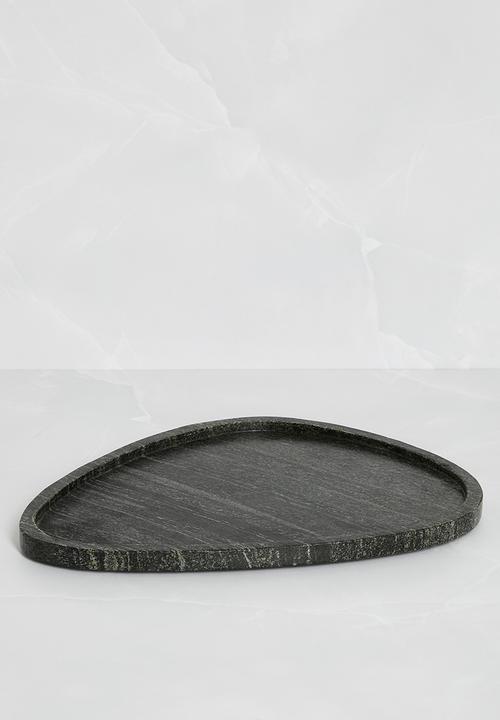 Sixth Floor - Marble Organic Tray - Black