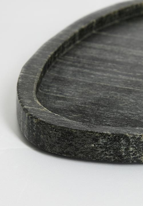 Sixth Floor - Marble Organic Tray - Black