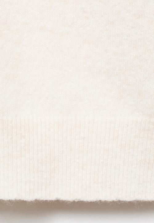 MANGO - Cardigan lady - light beige