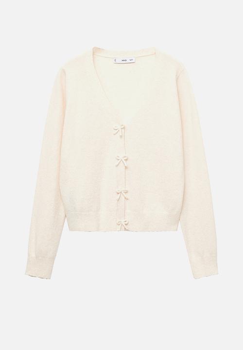 MANGO - Cardigan lady - light beige