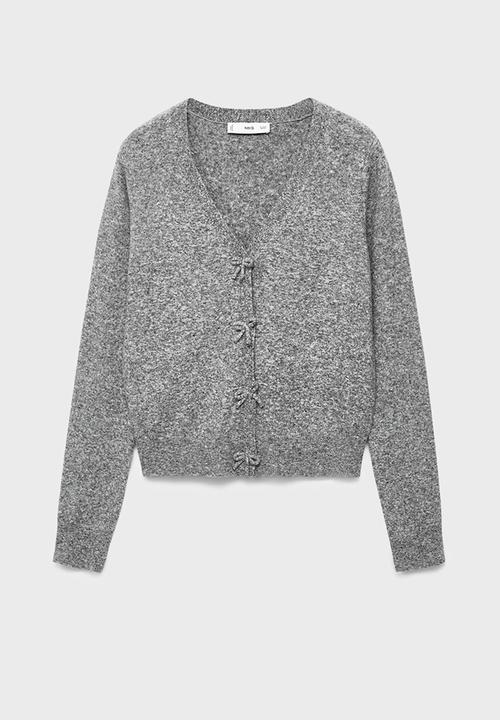 MANGO - Cardigan lady - medium gray