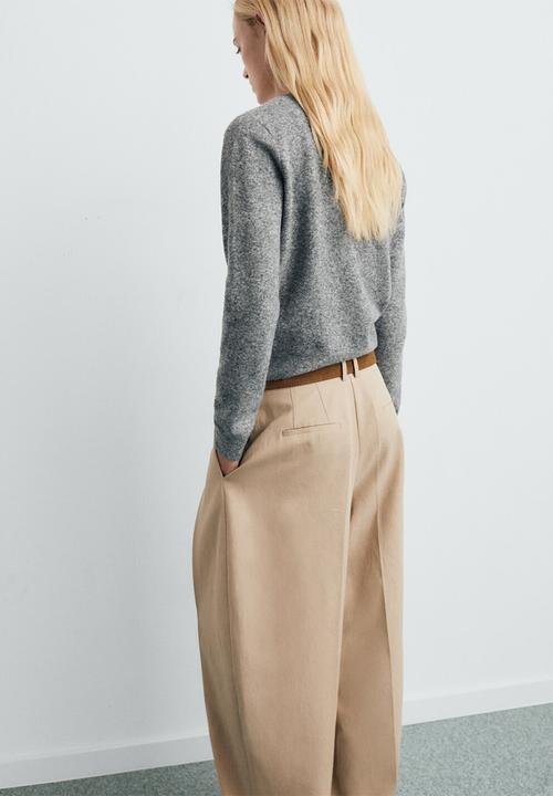 MANGO - Cardigan lady - medium gray