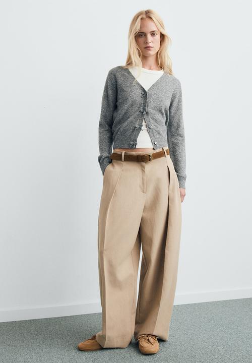MANGO - Cardigan lady - medium gray