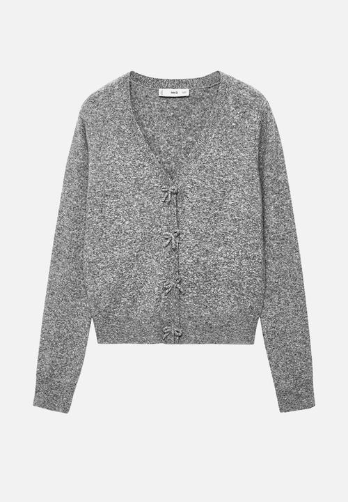 MANGO - Cardigan lady - medium gray