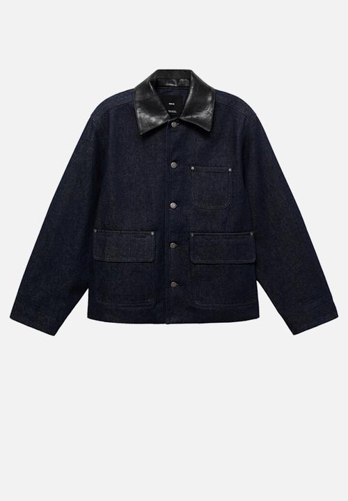 MANGO - Jacket celia - open blue