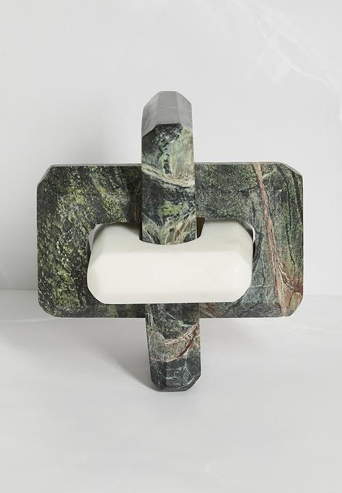 Sixth Floor - Marble Paper Weight Forest & White
