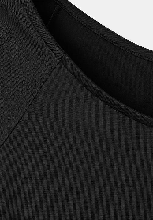 MANGO - T-shirt llopi - black