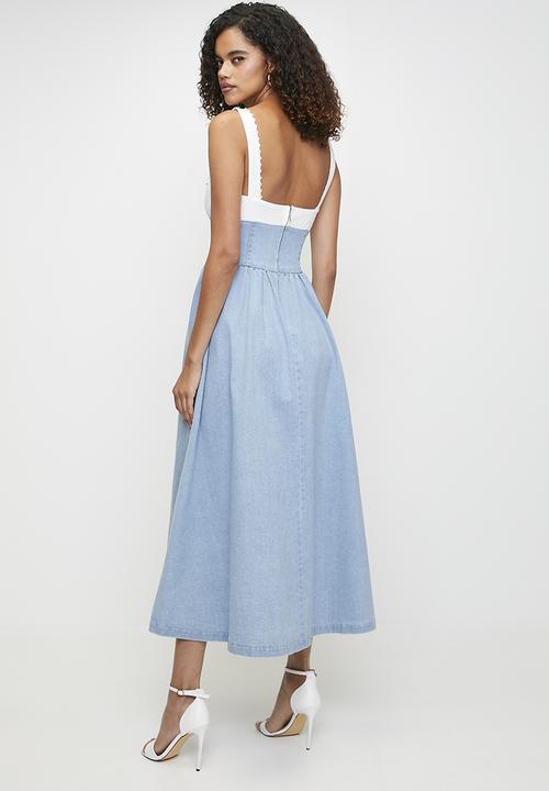 SISSY BOY - Michelle: Maxi Dress With Panels And Skater Skirt - Medium Vintage