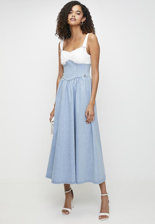 SISSY BOY - Michelle: Maxi Dress With Panels And Skater Skirt - Medium Vintage
