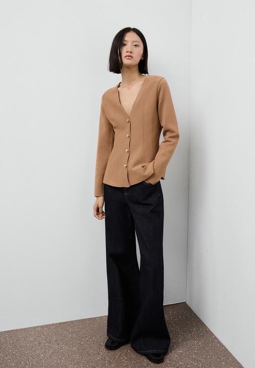 MANGO - Jacket tona - medium brown