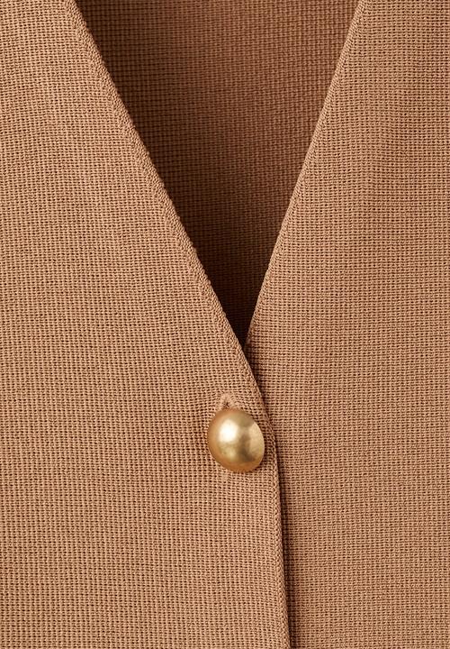 MANGO - Jacket tona - medium brown