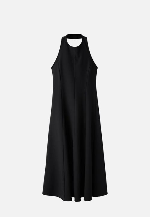 MANGO - Dress pepli - black