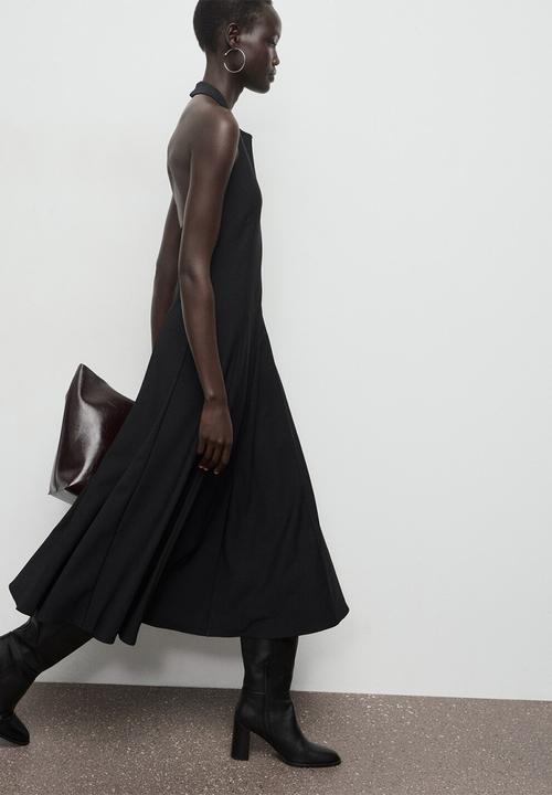 MANGO - Dress pepli - black