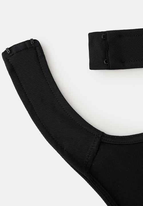 MANGO - Dress pepli - black