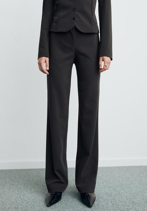 MANGO - Trousers klumi - grey