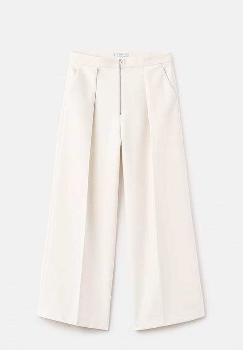 MANGO - Trousers laly - light beige