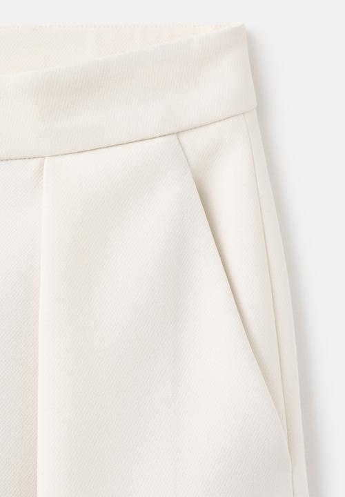 MANGO - Trousers laly - light beige