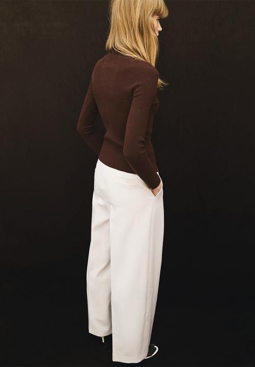 MANGO - Trousers laly - light beige