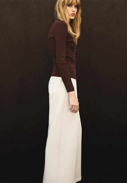 MANGO - Trousers laly - light beige