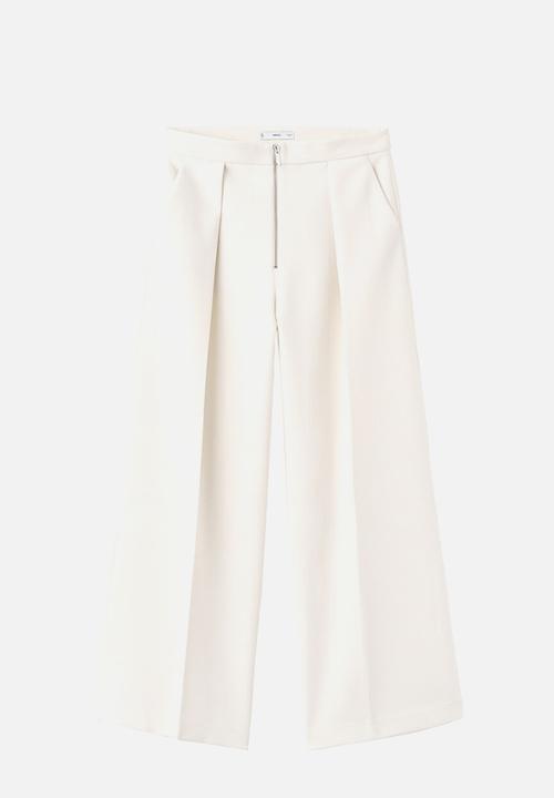 MANGO - Trousers laly - light beige