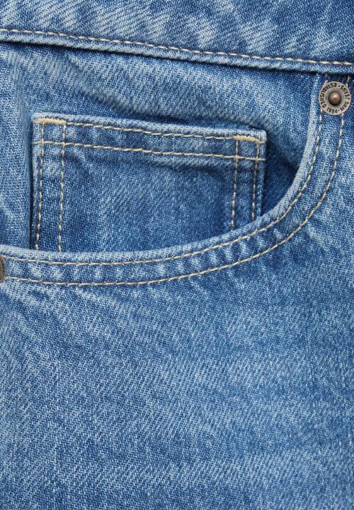 MANGO - Jeans Mom2000 - Open Blue