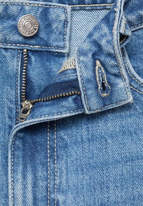 MANGO - Jeans Mom2000 - Open Blue