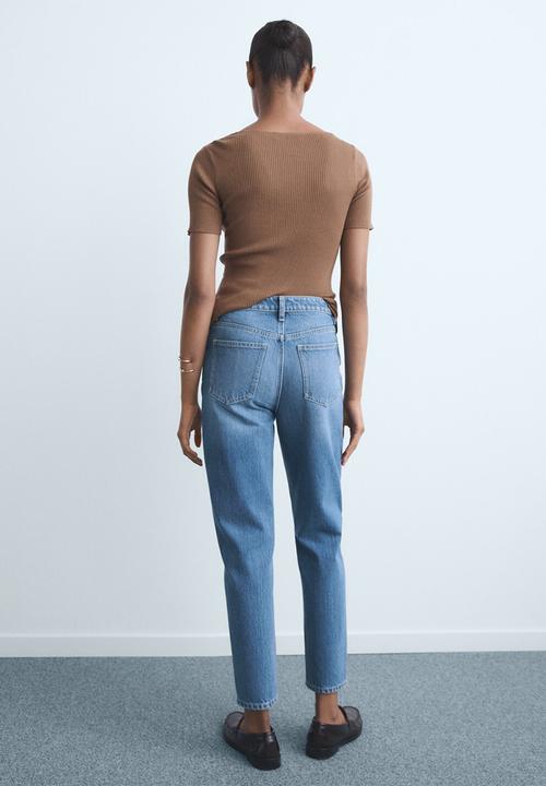 MANGO - Jeans Mom2000 - Open Blue