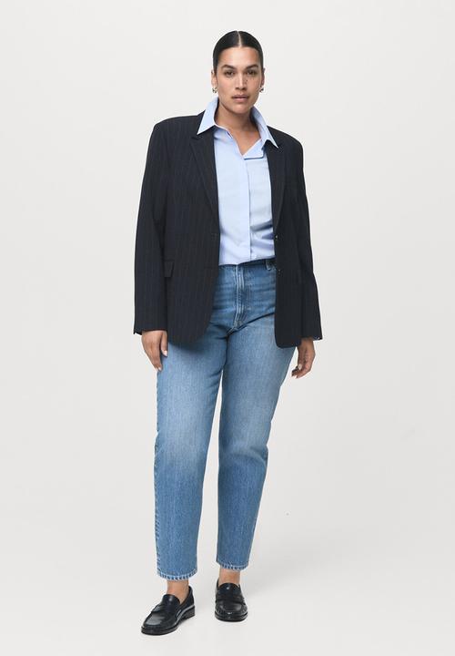 MANGO - Jeans Mom2000 - Open Blue