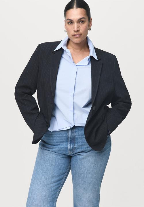 MANGO - Jeans Mom2000 - Open Blue