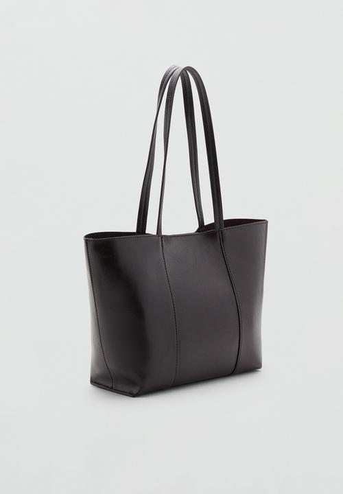 MANGO - Bolso M Oliver Shopper - Dark Chocolate