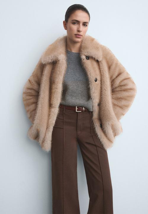 MANGO - Jeans paloma - dark brown