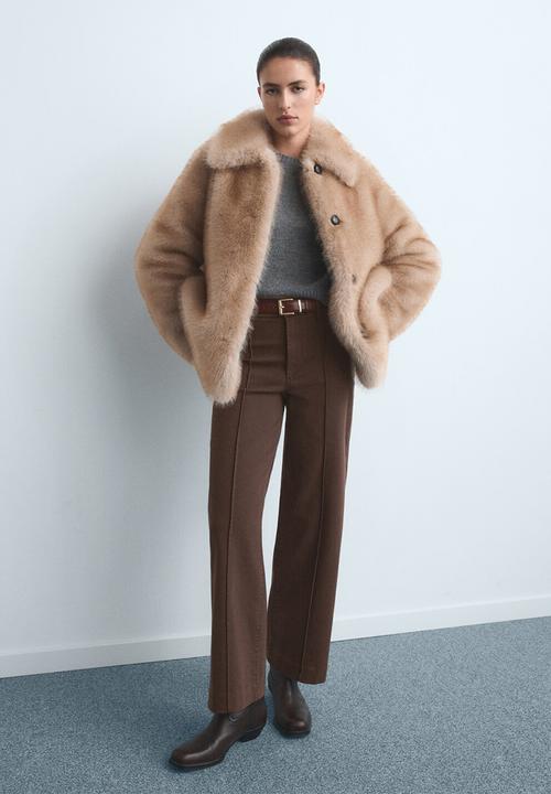 MANGO - Jeans paloma - dark brown