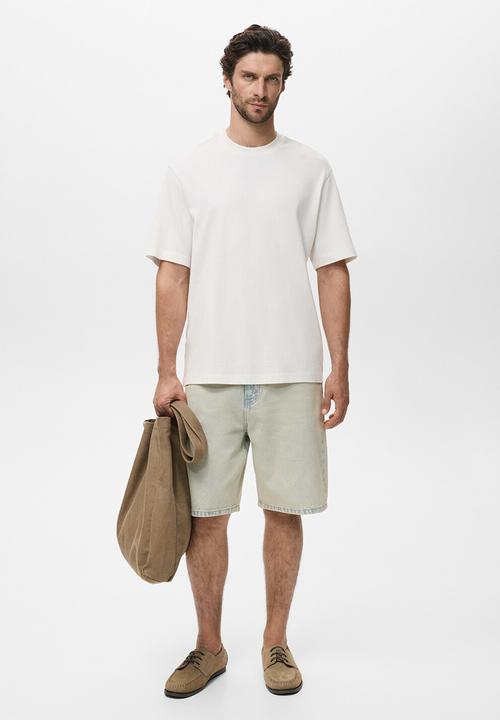MANGO - T-Shirt Anouk - Off white