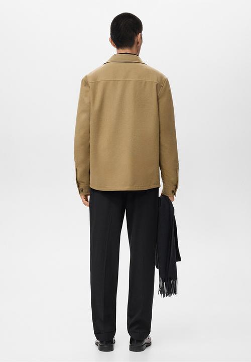 MANGO - Jacket Margon - Camel