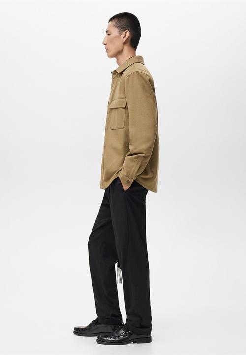 MANGO - Jacket Margon - Camel