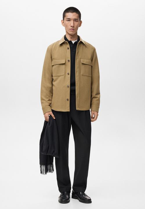 MANGO - Jacket Margon - Camel