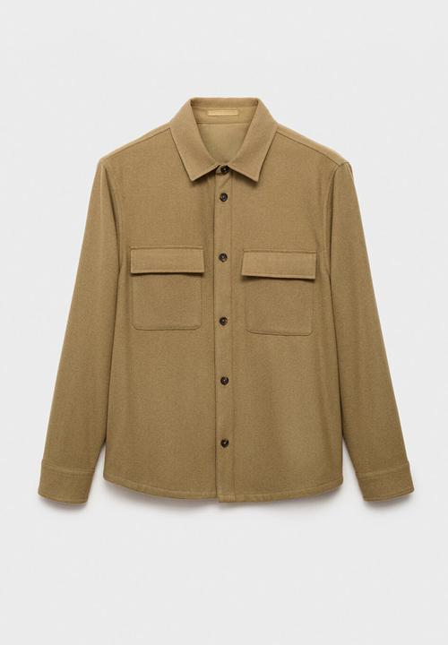 MANGO - Jacket Margon - Camel