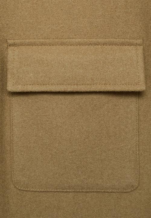 MANGO - Jacket Margon - Camel