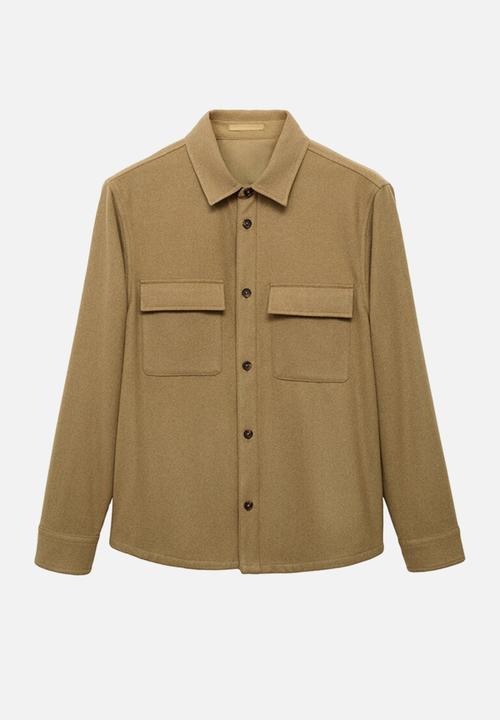 MANGO - Jacket Margon - Camel