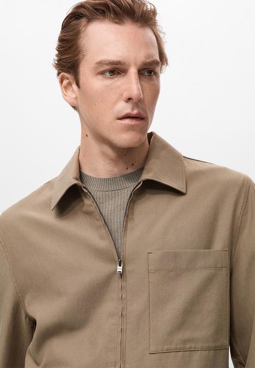 MANGO - Jacket ennio - Brown