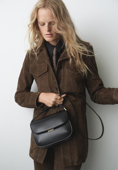 MANGO - Julieta crossbody bag-black